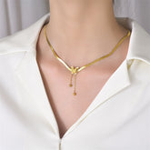 316L Stainless Steel New Fashion Upscale Jewelry 12 Different Styles Zircon Pearl Charm Chain Choker Necklaces Pendant For Women